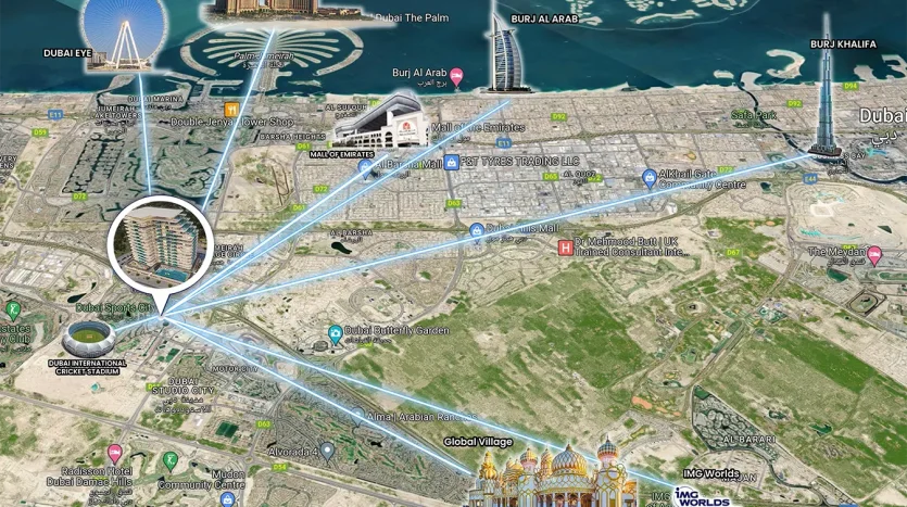 Samana Golf Views Map